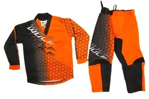 Wulfsport Kids Connect Motocross Jersey and Trousers Set, Age 3-4, Ex-Display