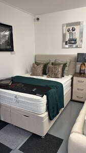 Double Bed Ottoman With Mattress - Brand New Ex-Display