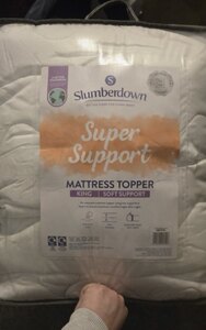 Slumberdown Super Support Mattress Topper King – 4cm – Ex-Display