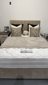Double Bed With Mattress Brand New Ex-Display