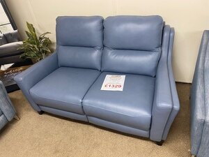 Parker Knoll Portland Leather Two Seater Sofa Ex-Display
