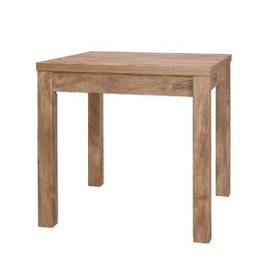 Mango Oak Effect Extending Dining Table 4-6 Seater Kubu Ex-Display Boxed Damage