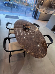 Casamania & Horm Barbara Oval Dining Table & Velasca Dining Chairs - Ex-Display