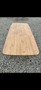 Oak FurnitureLand Bentley Natural Solid Oak Extending Dining Table