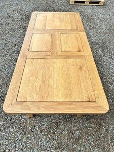 Oak Furniture Land Romsey Solid Oak Extending Dining Table Ex-Display