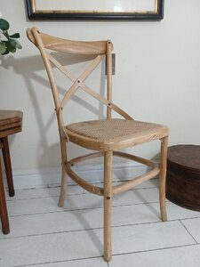 Bentwood Crossover Dining Chair, Ancient Mariner, Cane Seat, Ex-Display