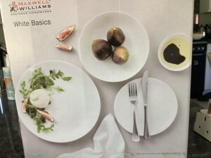 Maxwell & Williams Basics Tribeca 12 Piece Dinner Set - Ex-Display