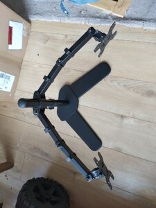 Dual Monitor Desk Bracket Mount Double Universal Up to 27in Ex-Display