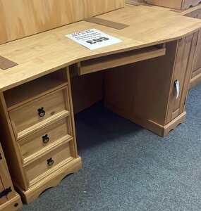 Corona Corner Computer Desk Pine (Ex-Display)