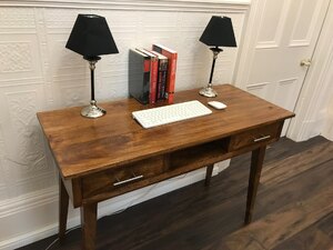 Beautiful Wooden Console Hallway, Office or Writing Desk - Ex-Display