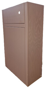 Burbidge Tetbury Slim WC Unit in Pale Rose Ex-Display (No Worktop)