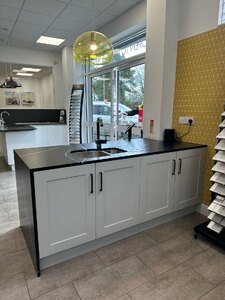 Ex-Display Quartz Worktop, Side Stand and Back Panel