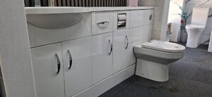 Ex-Display - Modular Furniture Units with 1 Piece Curved Worktop