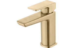 Bathrooms To Love Berio Basin Sink Mixer Tap & Waste - Brushed Brass (Ex-Display)