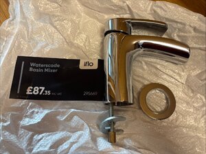 Iflo Waterscade Single Lever Basin Mixer Tap Chrome Ex-Display