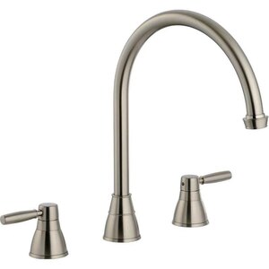 Ex-Display Abode Brompton 3 Hole Kitchen Mixer Tap Pewter