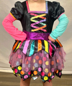 Witch Costume for Kids 3-4 Years Fancy Dress Ex-Display New