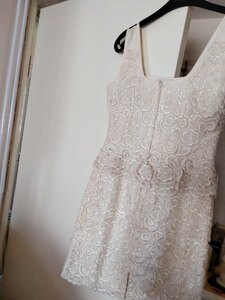 Pronuptia Wedding Cream Lace Dress Size 10 Ex Shop Display
