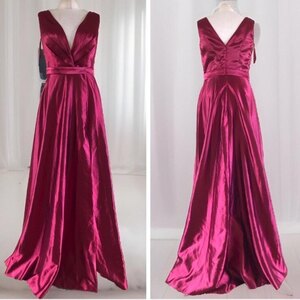 Millys Bridal Ex-Display Ball Gown Dress, Burgundy Red
