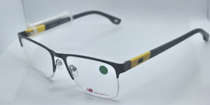 New Balance NB4014 Glasses Frame Gunmetal Yellow BNWT Ex-Display