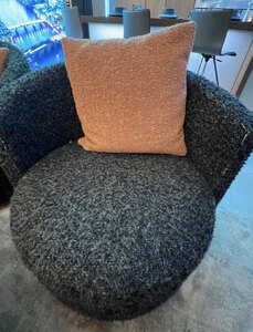 Papadatos Cosy Armchair Designed By Jacopo Giagnoni, Swivel Base - Ex-Display