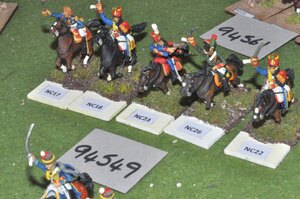 25mm Napoleonic French Skirmish Game Ex-Display 5 Figs Cavalry