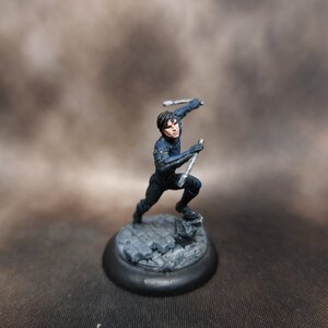 Knight Models Batman Miniatures Game - Nightwing OOP Ex Shop Display Painted Metal Miniature
