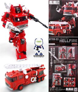 Maketoys MTRM-03 Hellfire Ex-Display Masterpiece Scaled Inferno