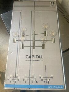 Capital Brass 6 Light Pendant - Ex-Display