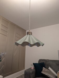 John Lewis Soft Scallop Ceiling Pendant Ex-Display