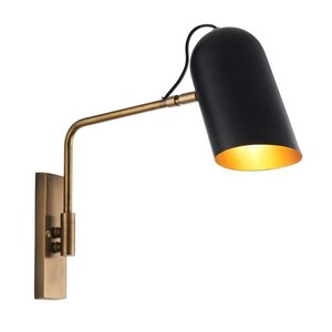 Endon Lighting Navren Wall Light, Brass & Black, Ex-Display