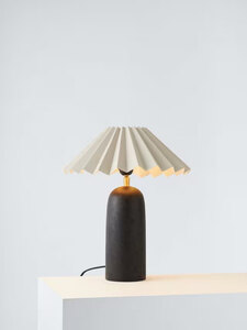 Boxed Ex-Display John Lewis Terracotta Table Lamp, Black