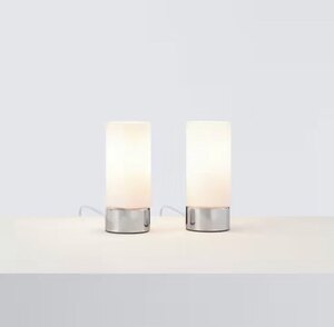 John Lewis Anyday Cara Glass Touch Lamps / Set Of 2 / Ex-Display