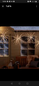 Homebase North Star X4 String Light Sputnik Style Main Corded Ex-Display