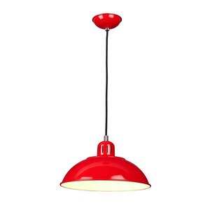 Elstead Lighting Franklin 1 Light Red Ceiling Pendant Light - Ex-Display