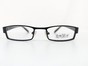 Petite by Identity Kids Glasses PBP8707 505 Ex-Display - Black Rectangle Metal and Plastic Frame