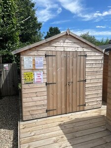 Value 2.4m x 2.6m (Approx 8ftx10ft) Apex Shed (Ex-Display)