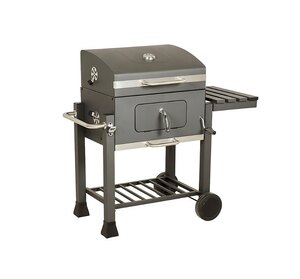 Homebase Franklin Charcoal BBQ Black/Grey - Ex-Display Boxed