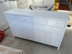 Ex-Display John Lewis Wilton White 4+6 Chest Of Drawers