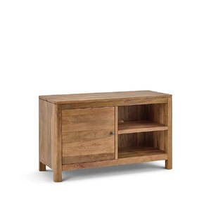 Mango Wood TV Stand Cabinet Unit Noah Oak Furniture Land Ex-Display