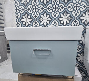 Ex-Display Phoenix Sharp Matt Fern 60cm Vanity Unit with Basin