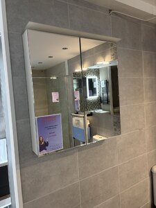 HiB Flare Ex-Display Wall Mounted Mirrored Cabinet