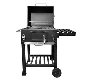 Charcoal BBQ Barbeque Franklin II Pre-Built Black/Grey - Ex-Display Unused *Dent
