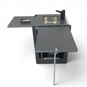 Ex-Display Vangear Mini-Pod 3.0 Campervan Kitchen in Carbon Grey