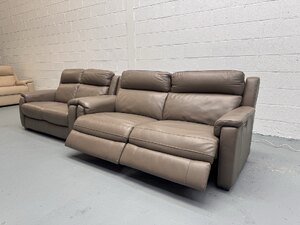 Ex-Display Nicoletti Italian Giacomo 3 Seater & 2 Seater Set - Delivery Available