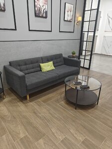 IKEA Grey Velvet Chesterfield Sofa - Clearance Ex-Display