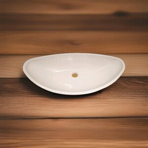 Bathroom Vessel Sink Oval Granite Style Basin 710x334x142mm Ex-Display