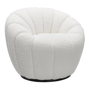 Soft Cream Brody Boucle Chunky Tub Armchair - Ex-Display Unboxed Dent