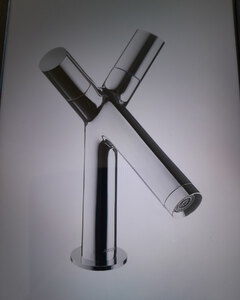 Hansgrohe Axor Starck Chrome Basin Mixer Tap and Pop-up Waste, Ex-Display