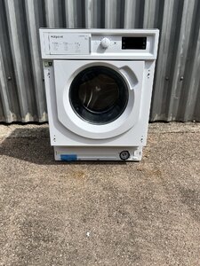 Hotpoint BIWMHG81484 Integrated Washing Machine, 8kg, 1400 Spin, Ex-Display